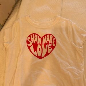 Target “show more love” shirt